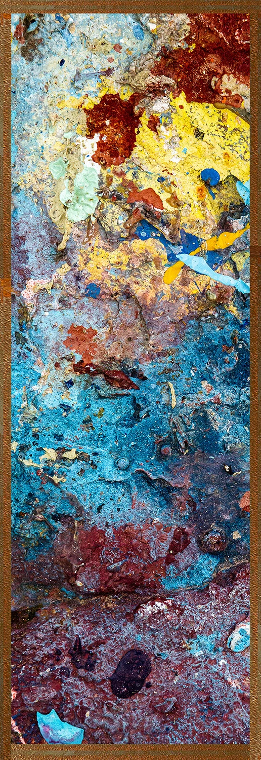 Tornade de peinture — Hugues Bertin, œuvre numérotée