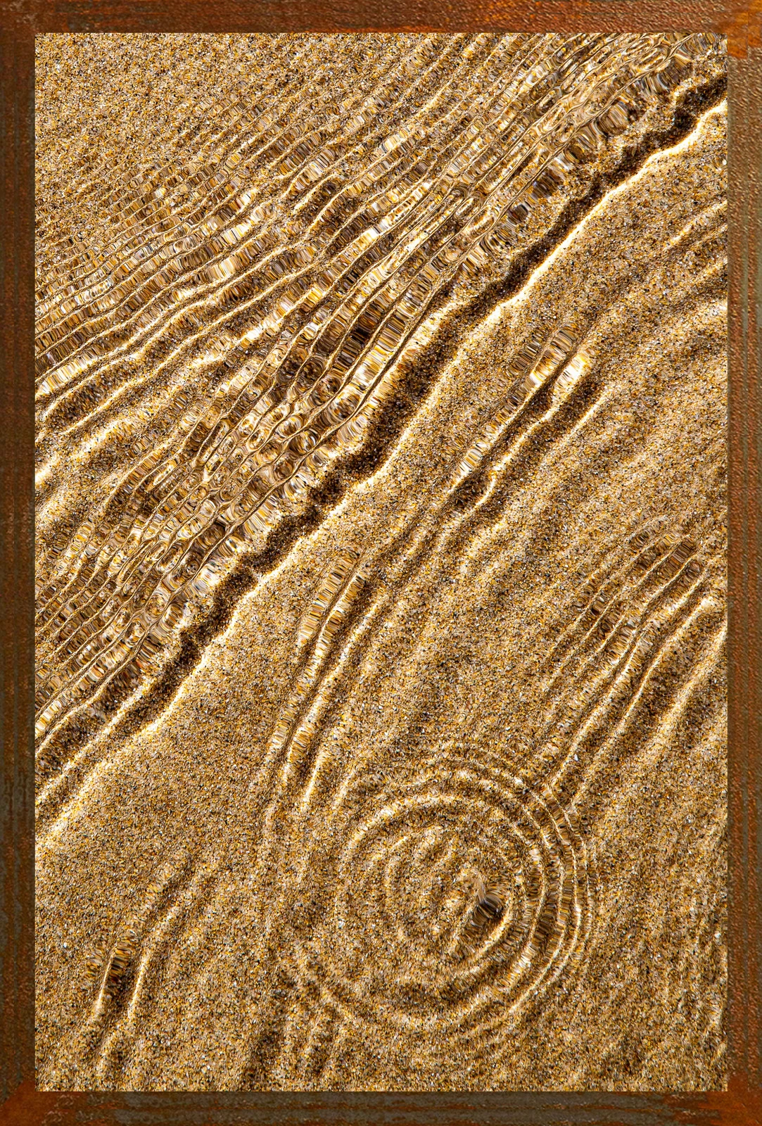 Spirale dorée — Hugues Bertin, œuvre numérotée