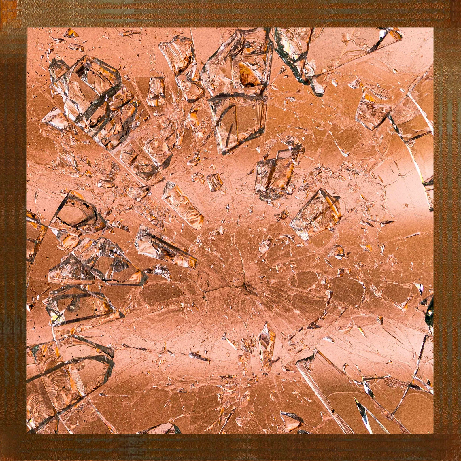 Explosion de verre — Hugues Bertin, œuvre numérotée