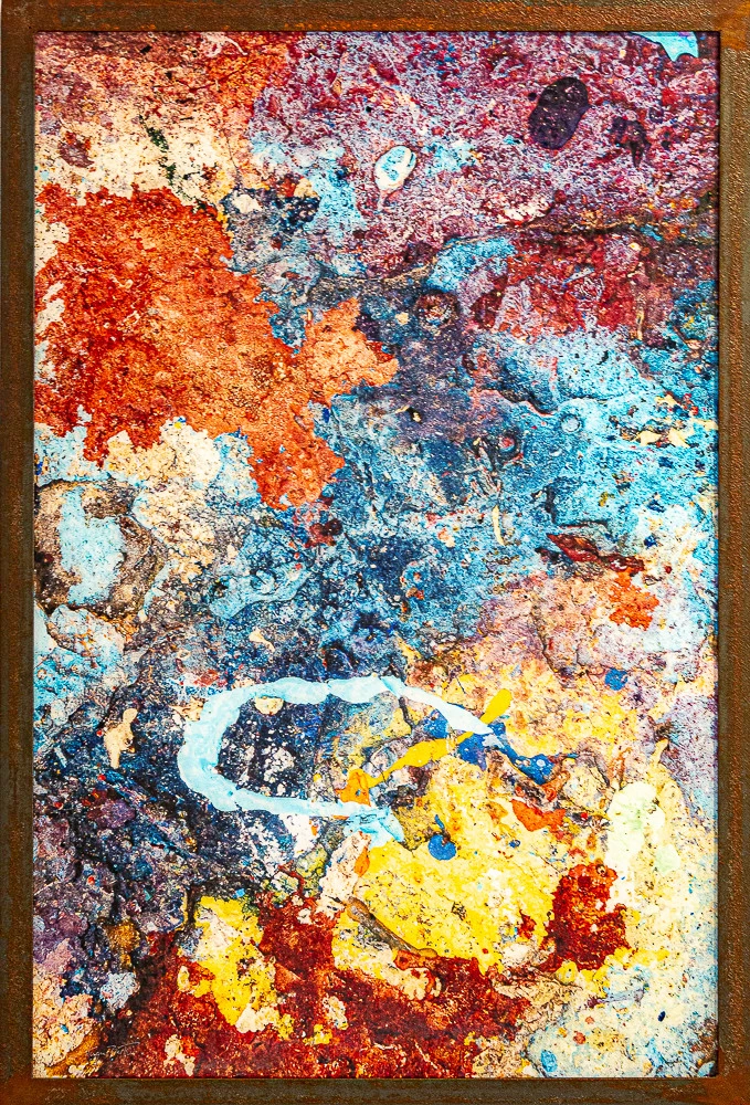 Tornade de peinture — Hugues Bertin, œuvre numérotée