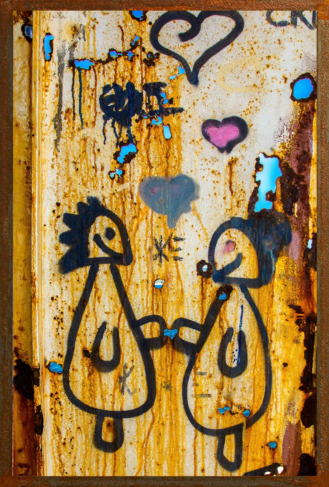Amour corrosif — Hugues Bertin, œuvre numérotée